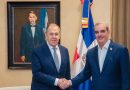 Президент Луис Абинадер принял министра иностранных дел РФ Сергея Лаврова в Национальном дворце